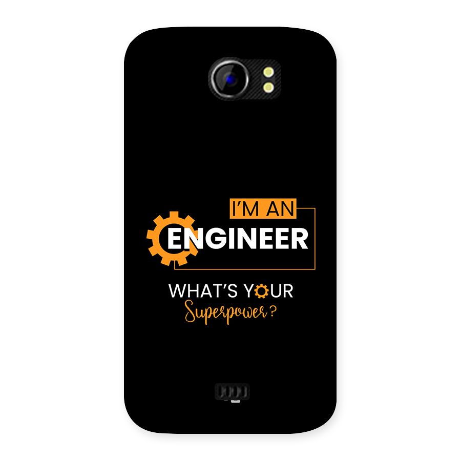 Engineer Superpower Back Case for Canvas 2 A110