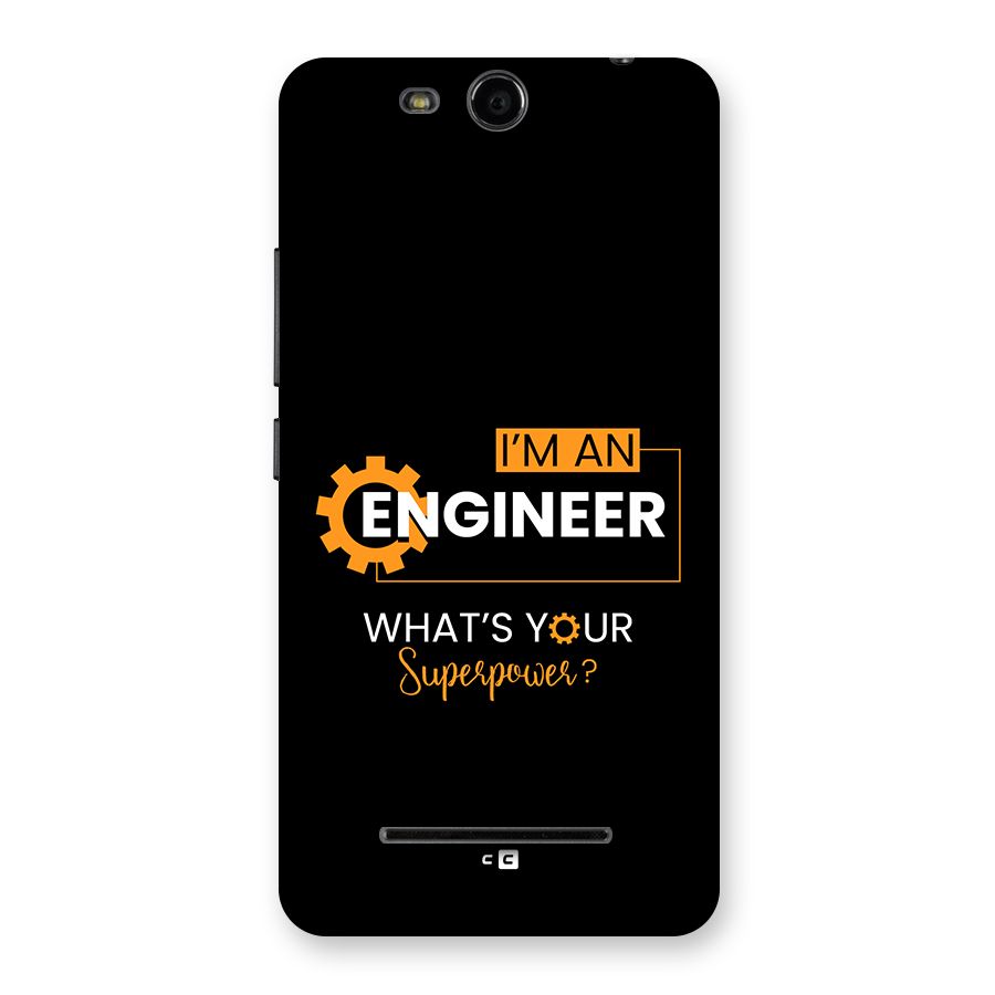 Engineer Superpower Back Case for Canvas Juice 3 Q392