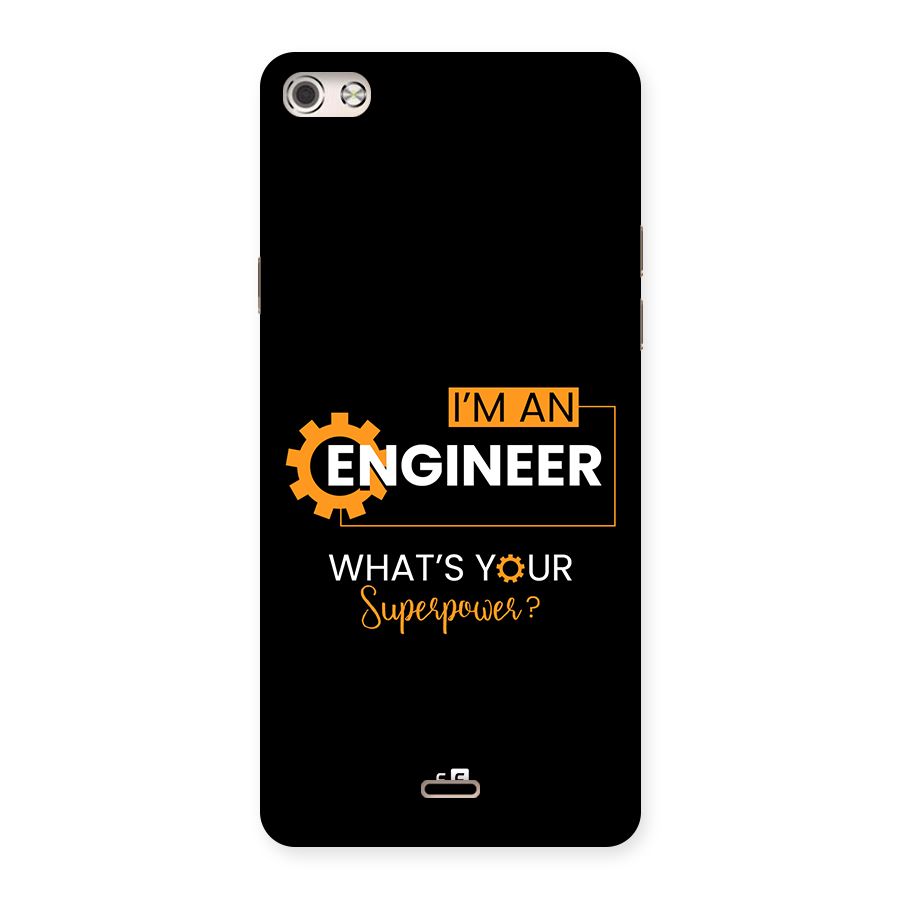 Engineer Superpower Back Case for Canvas Silver 5