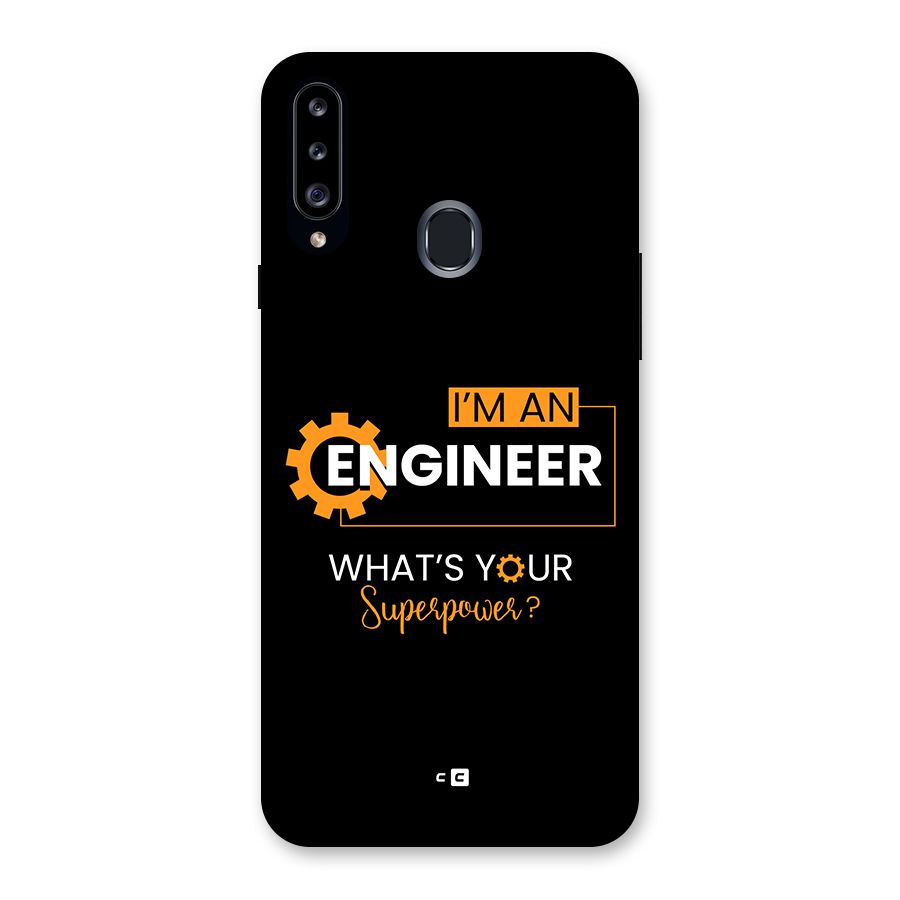 Engineer Superpower Back Case for Galaxy A20s