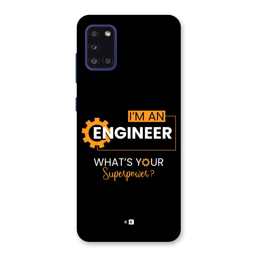 Engineer Superpower Back Case for Galaxy A31