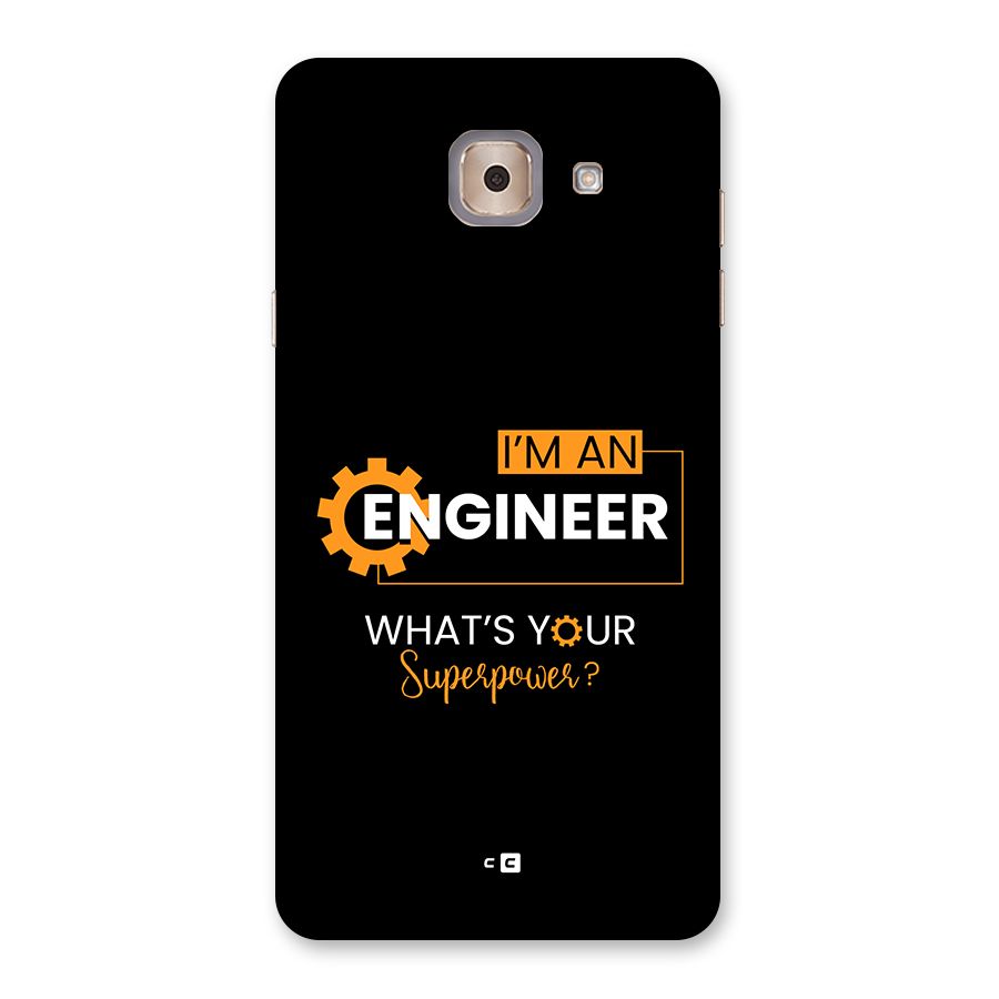 Engineer Superpower Back Case for Galaxy J7 Max