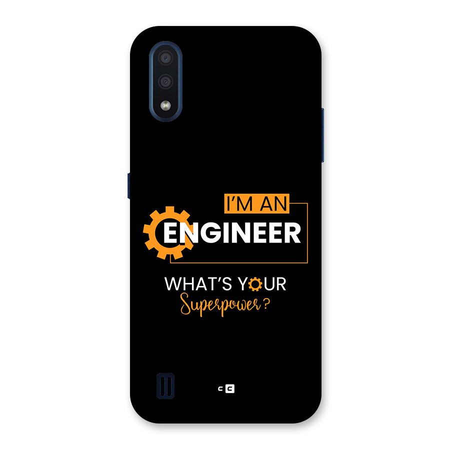 Engineer Superpower Back Case for Galaxy M01