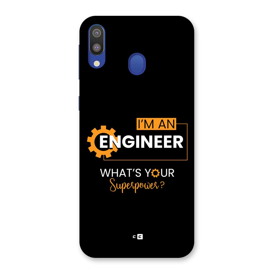 Engineer Superpower Back Case for Galaxy M20