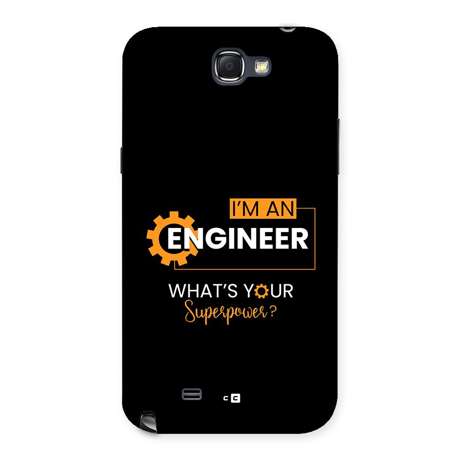 Engineer Superpower Back Case for Galaxy Note 2