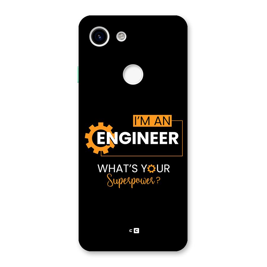 Engineer Superpower Back Case for Google Pixel 3