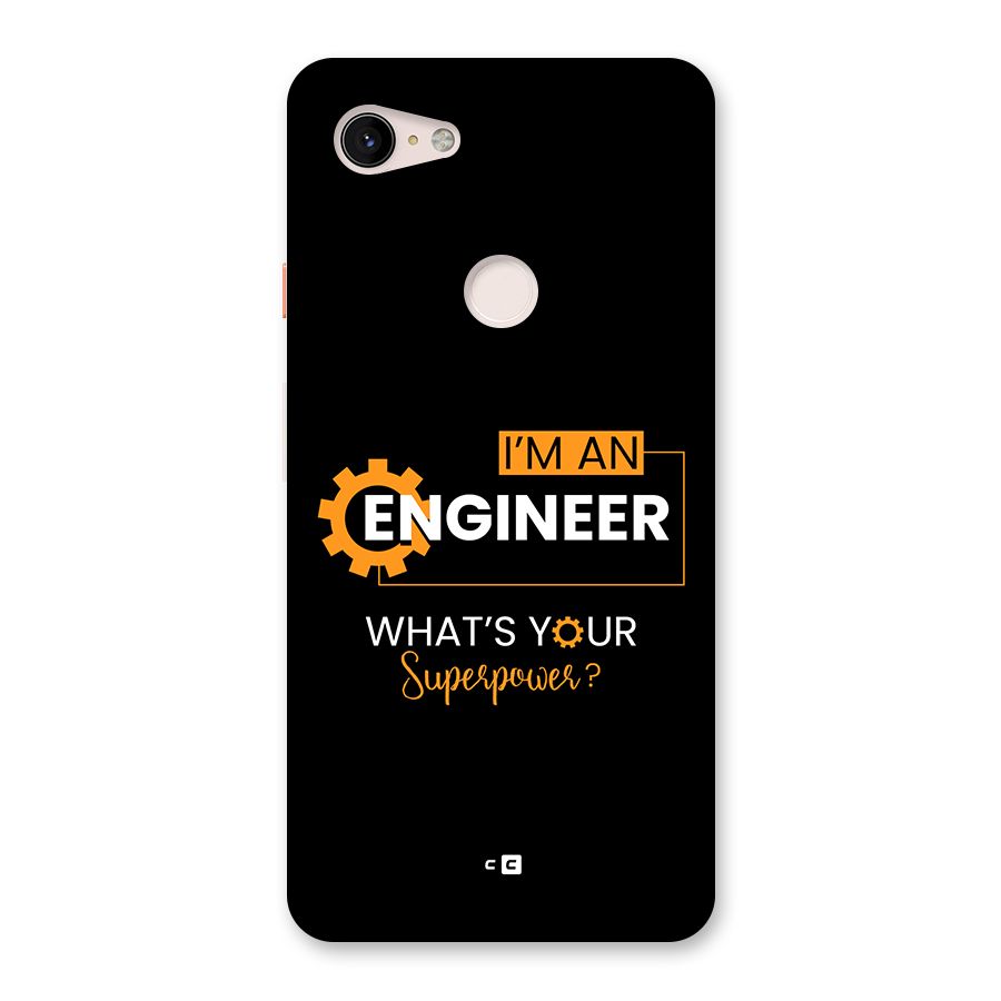 Engineer Superpower Back Case for Google Pixel 3 XL