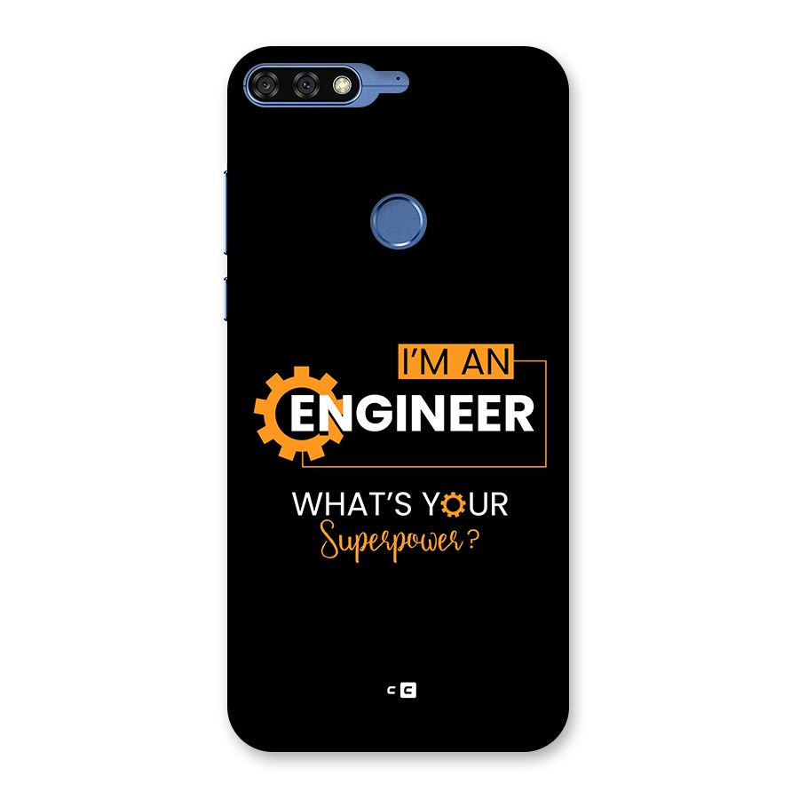 Engineer Superpower Back Case for Honor 7C