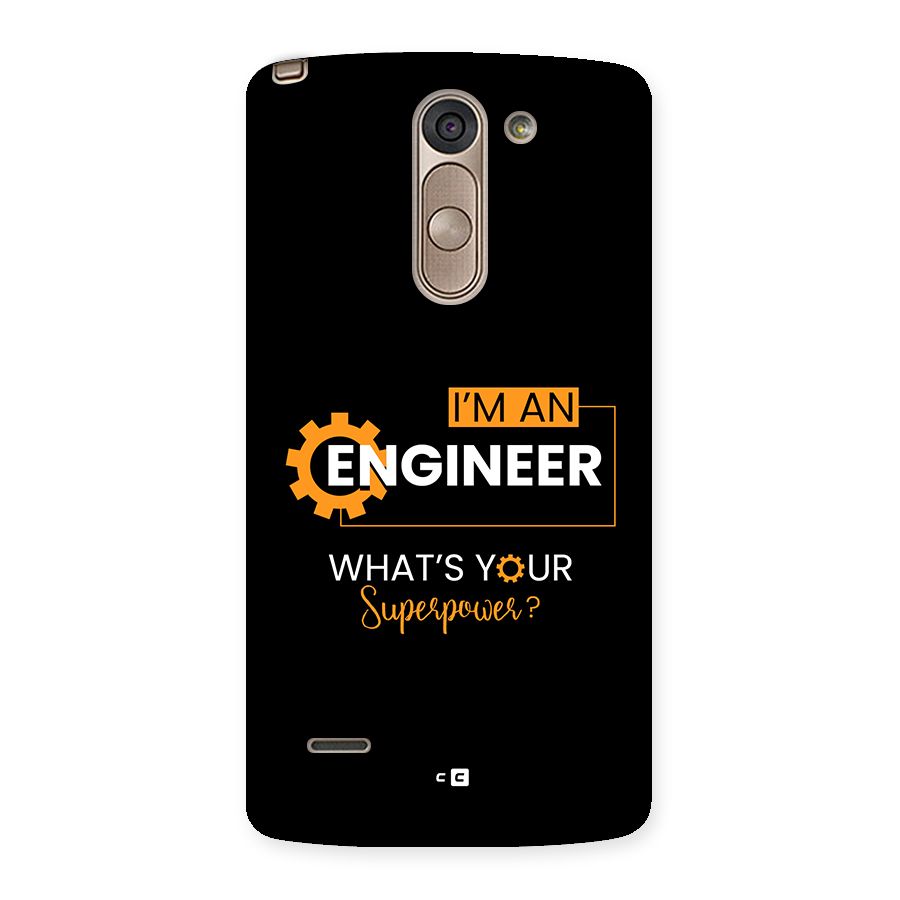 Engineer Superpower Back Case for LG G3 Stylus