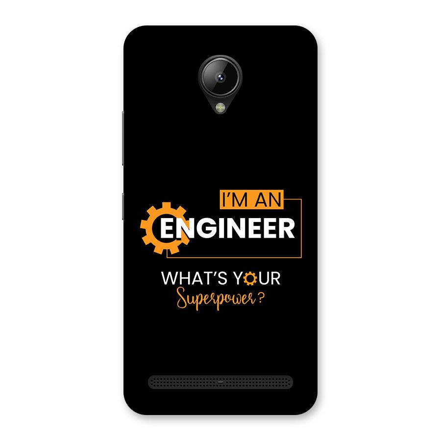 Engineer Superpower Back Case for Lenovo C2