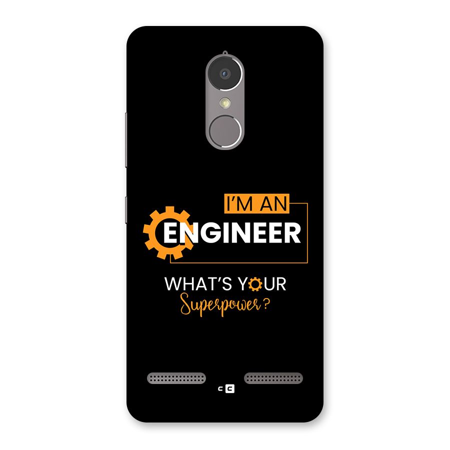 Engineer Superpower Back Case for Lenovo K6