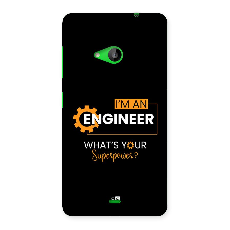 Engineer Superpower Back Case for Lumia 535