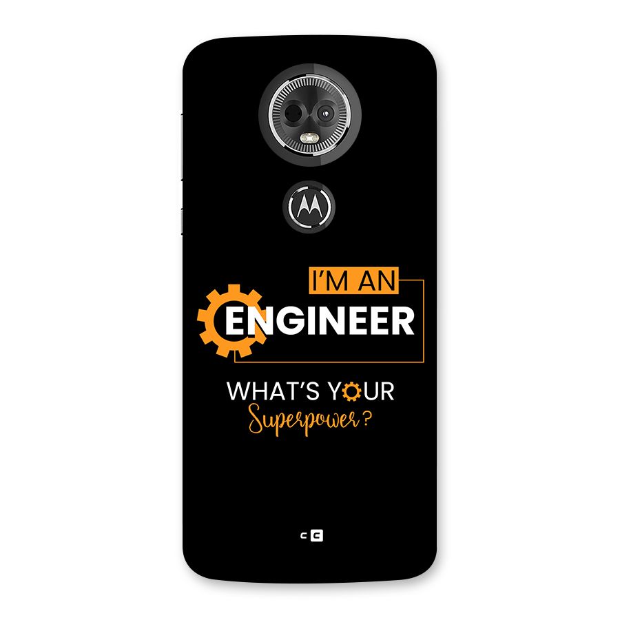 Engineer Superpower Back Case for Moto E5 Plus