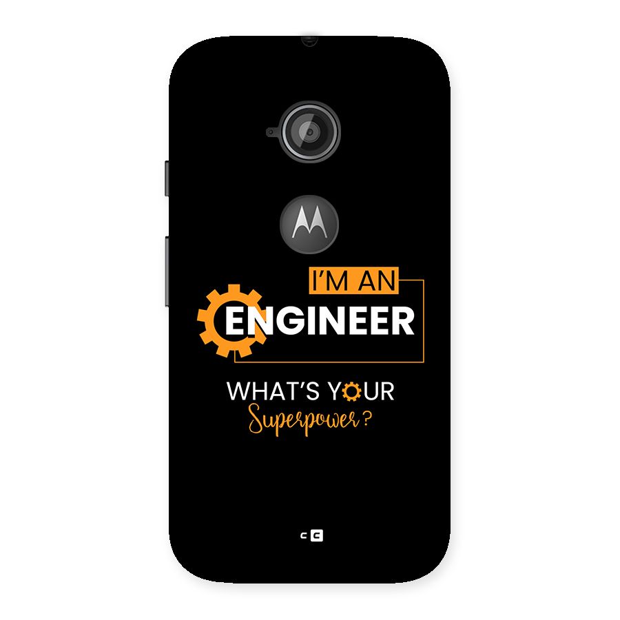 Engineer Superpower Back Case for Moto E 2nd Gen
