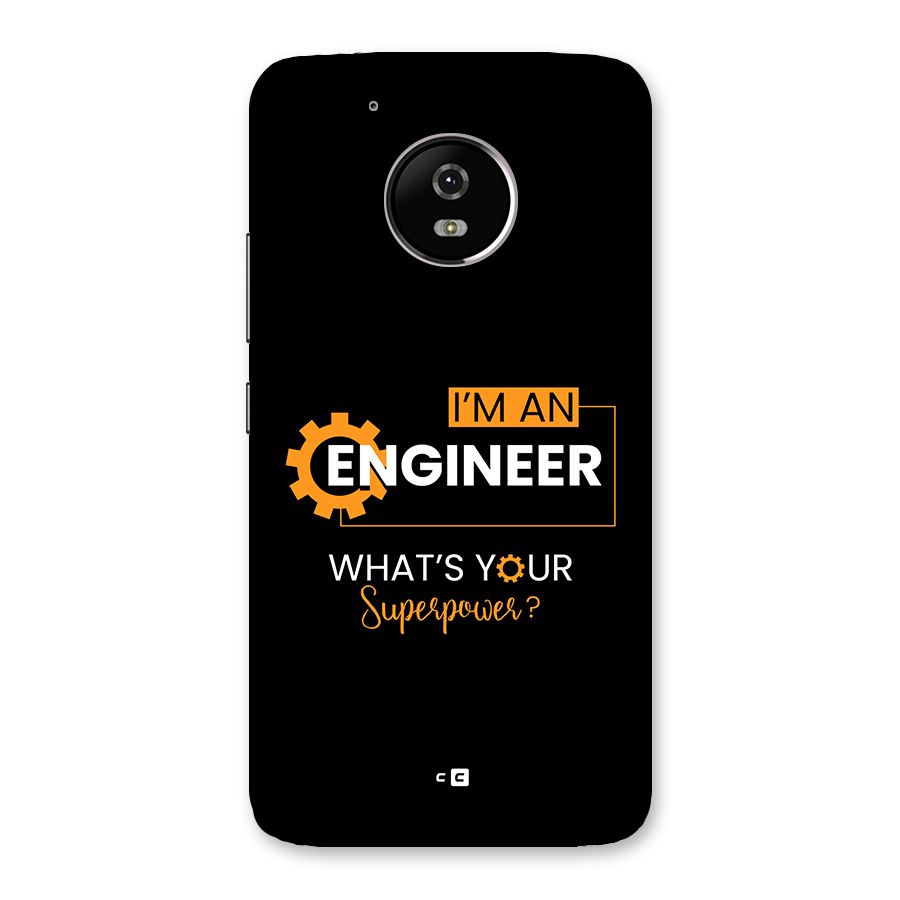 Engineer Superpower Back Case for Moto G5
