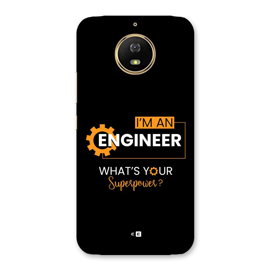 Engineer Superpower Back Case for Moto G5s