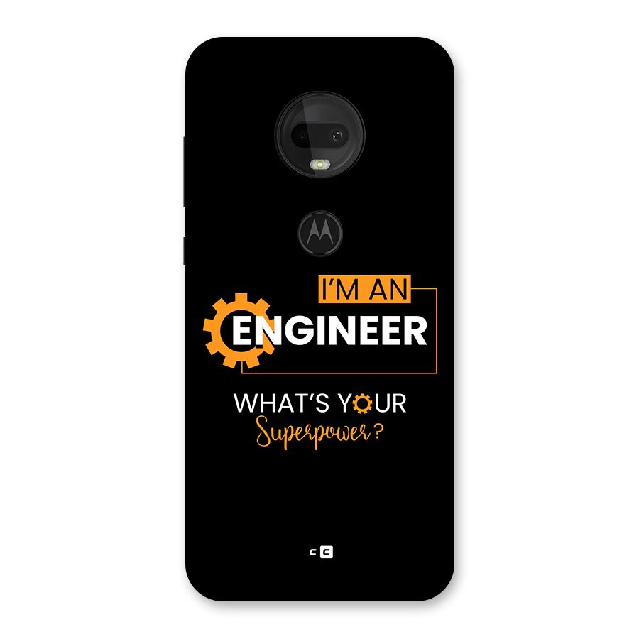Engineer Superpower Back Case for Moto G7