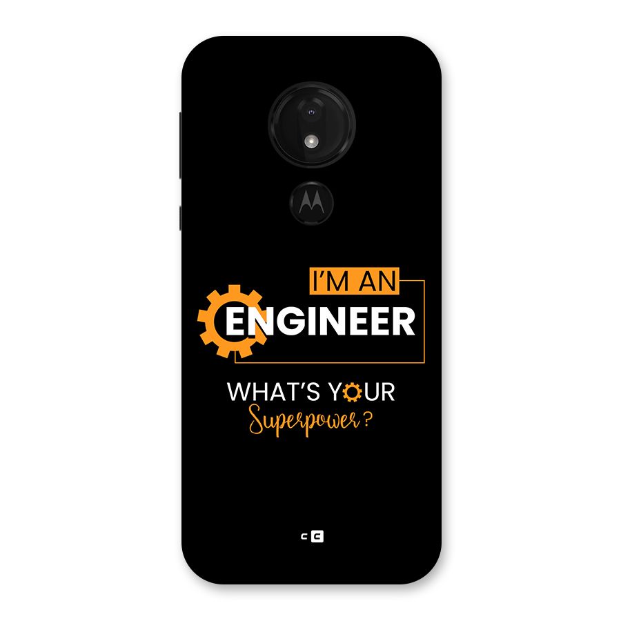 Engineer Superpower Back Case for Moto G7 Power