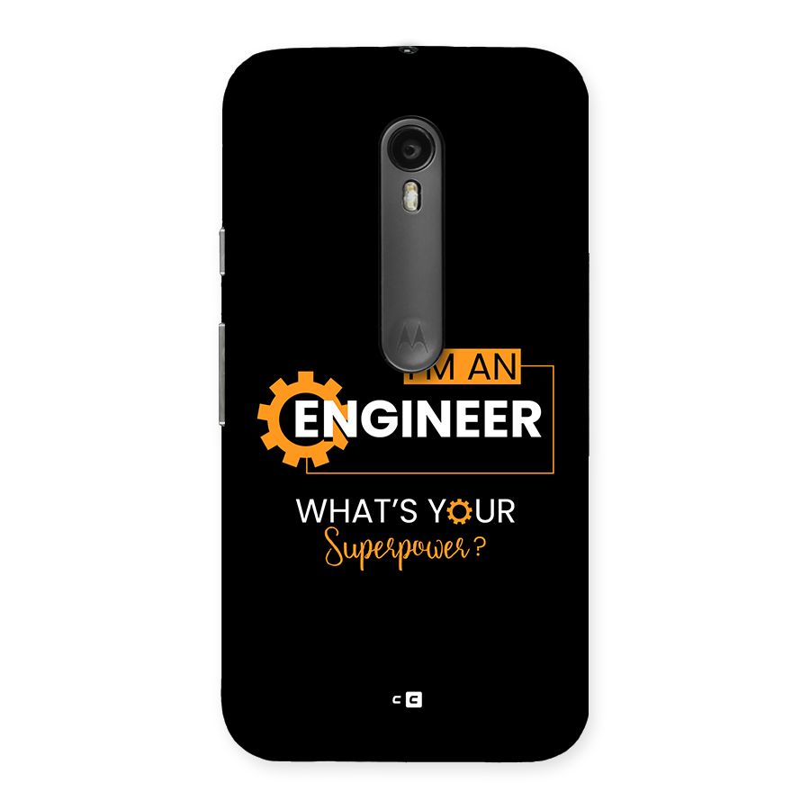 Engineer Superpower Back Case for Moto G Turbo