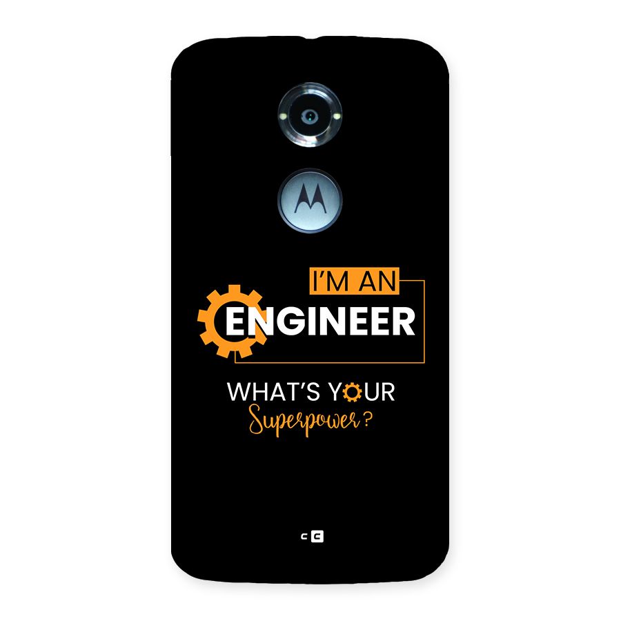 Engineer Superpower Back Case for Moto X2