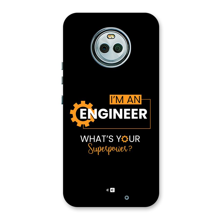 Engineer Superpower Back Case for Moto X4