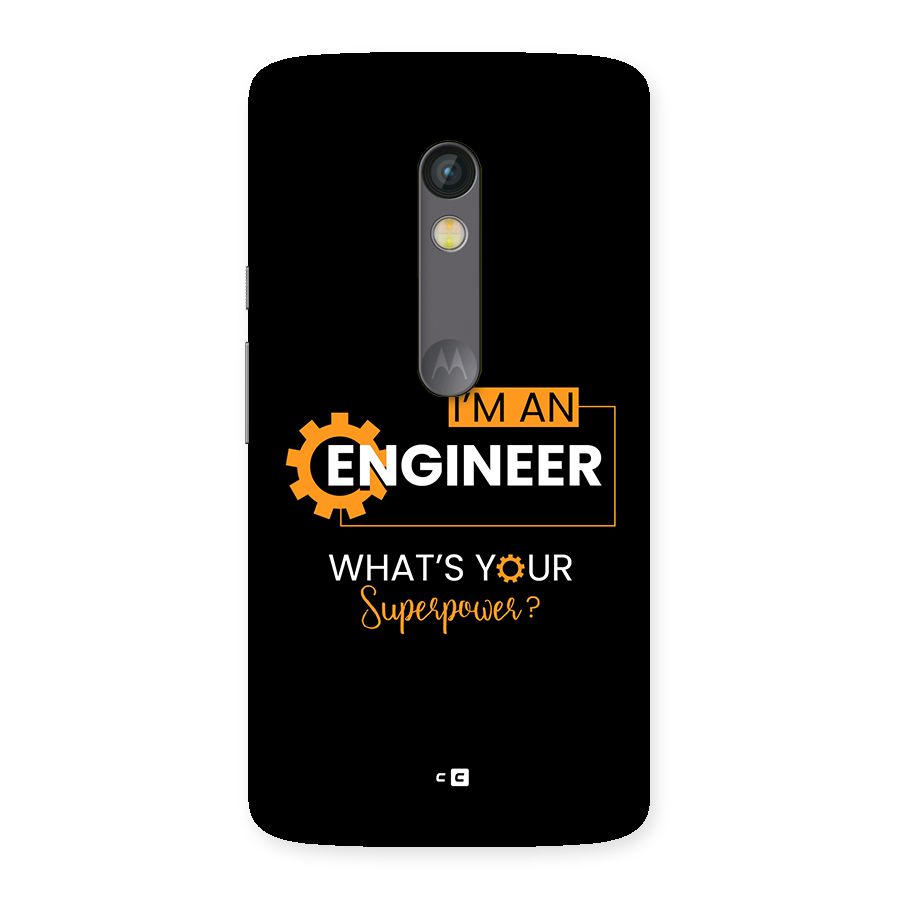 Engineer Superpower Back Case for Moto X Play
