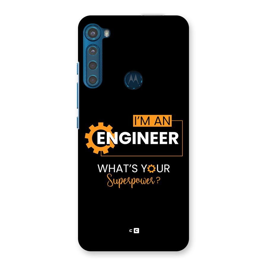 Engineer Superpower Back Case for Motorola One Fusion Plus