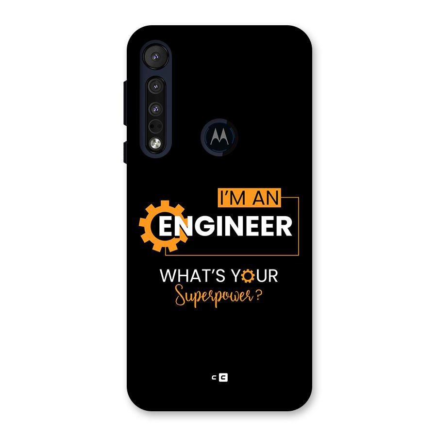 Engineer Superpower Back Case for Motorola One Macro