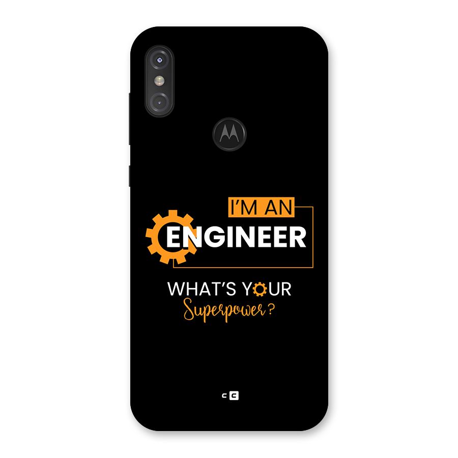 Engineer Superpower Back Case for Motorola One Power