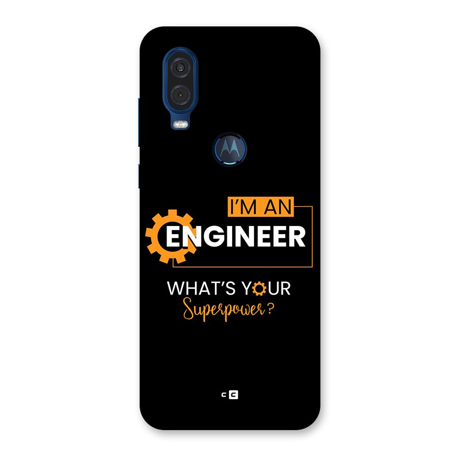 Engineer Superpower Back Case for Motorola One Vision