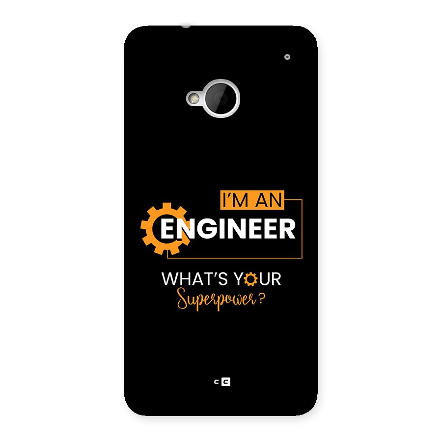 Engineer Superpower Back Case for One M7 (Single Sim)