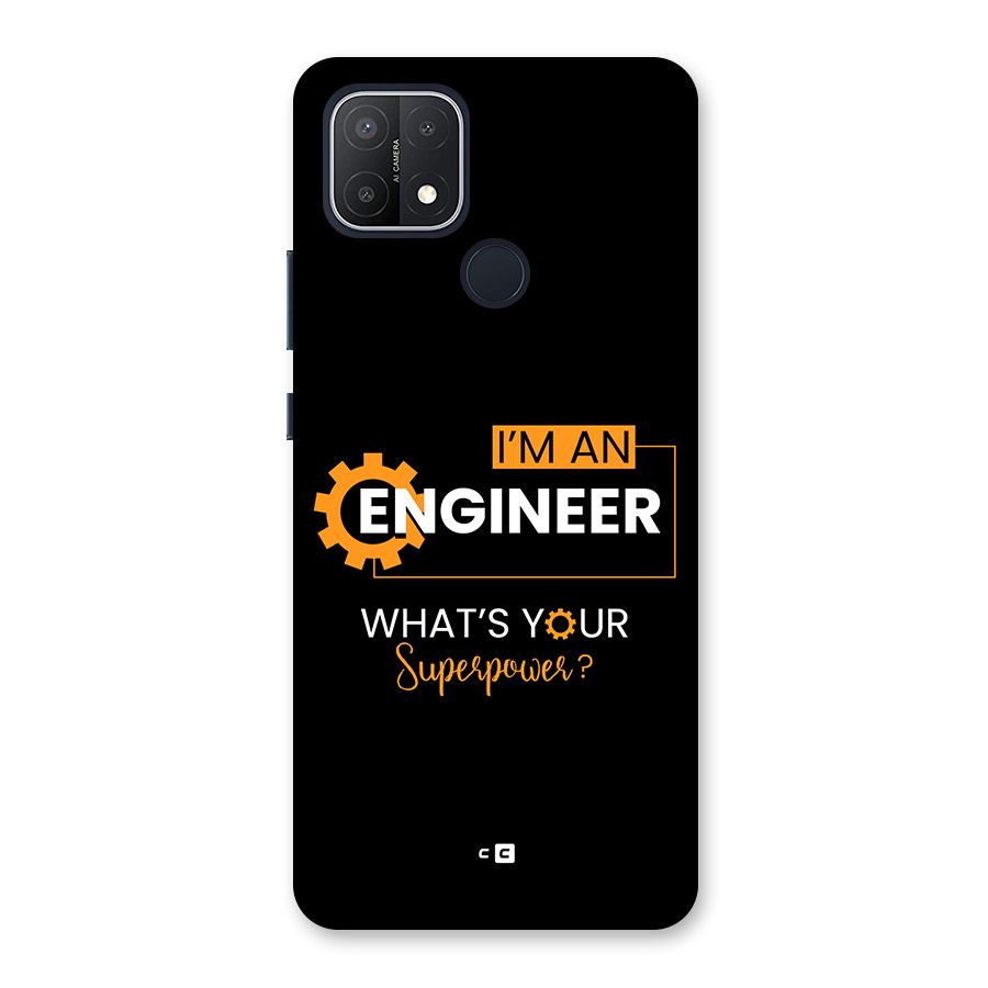 Engineer Superpower Back Case for Oppo A15