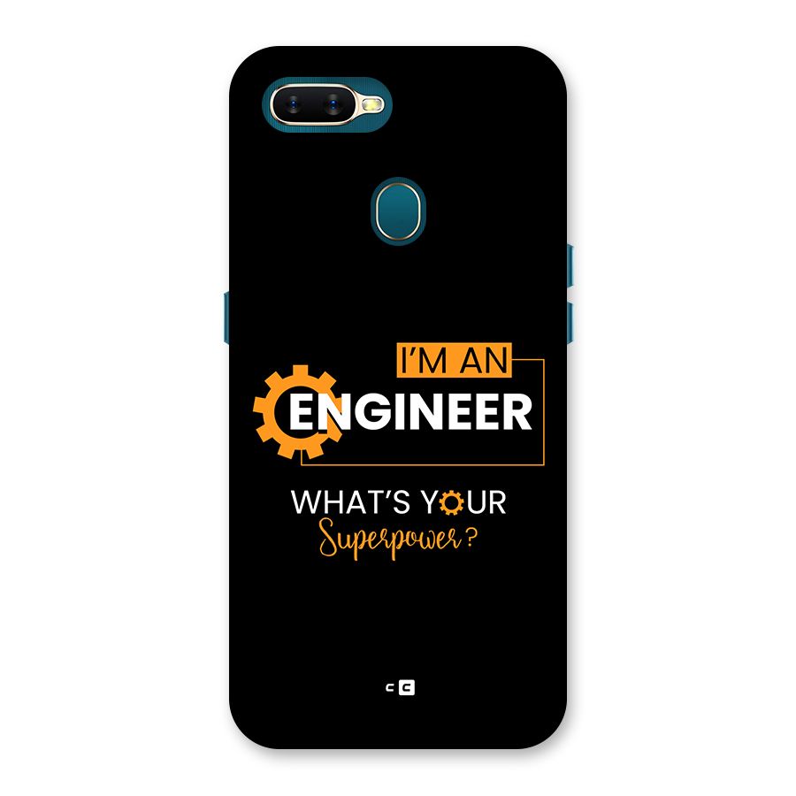 Engineer Superpower Back Case for Oppo A7