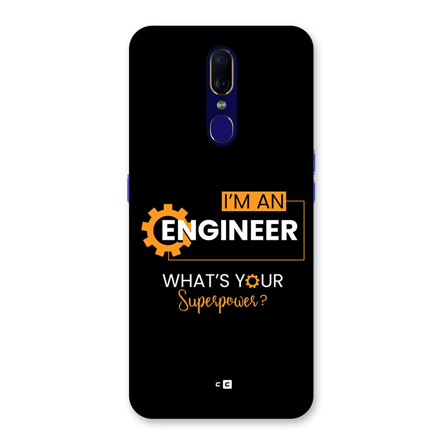 Engineer Superpower Back Case for Oppo A9