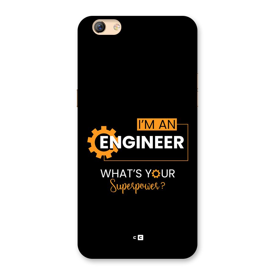 Engineer Superpower Back Case for Oppo F3 Plus
