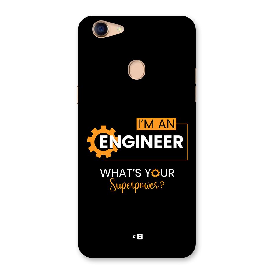 Engineer Superpower Back Case for Oppo F5 Youth