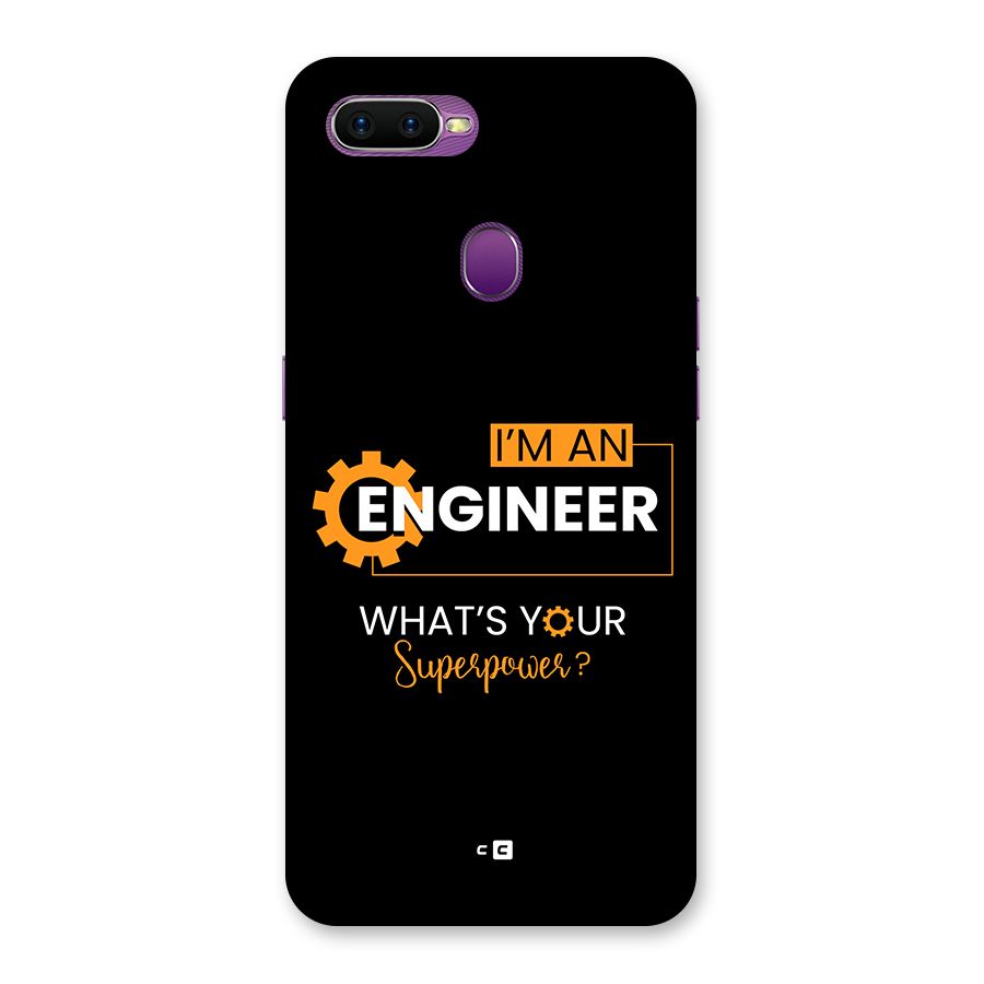 Engineer Superpower Back Case for Oppo F9