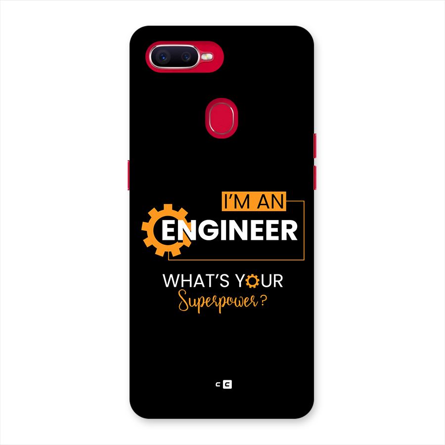 Engineer Superpower Back Case for Oppo F9 Pro