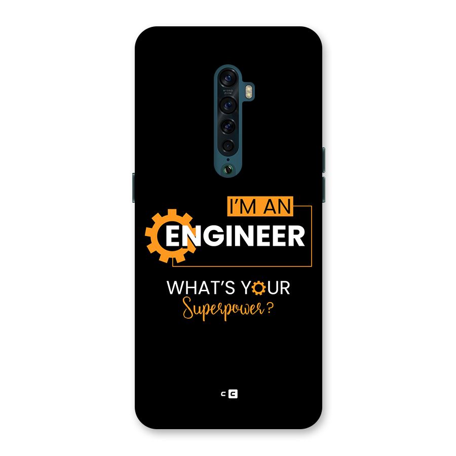 Engineer Superpower Back Case for Oppo Reno2