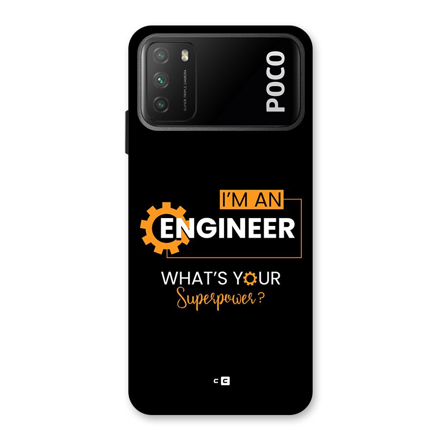 Engineer Superpower Back Case for Poco M3