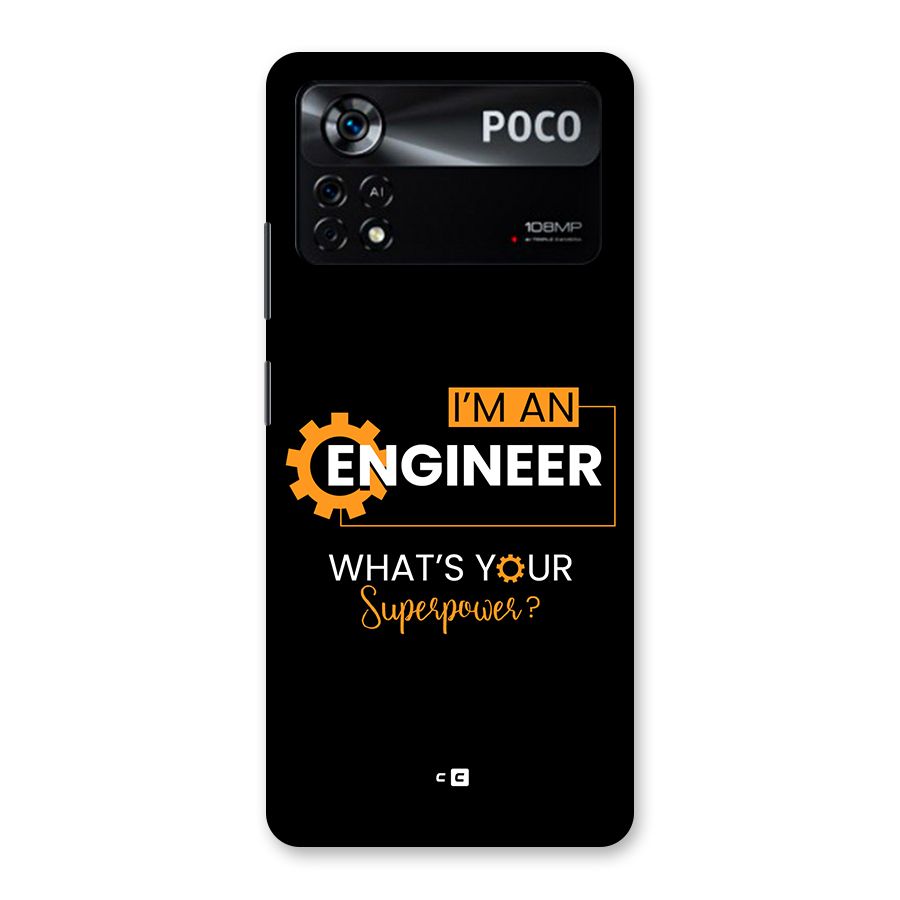 Engineer Superpower Back Case for Poco X4 Pro 5G