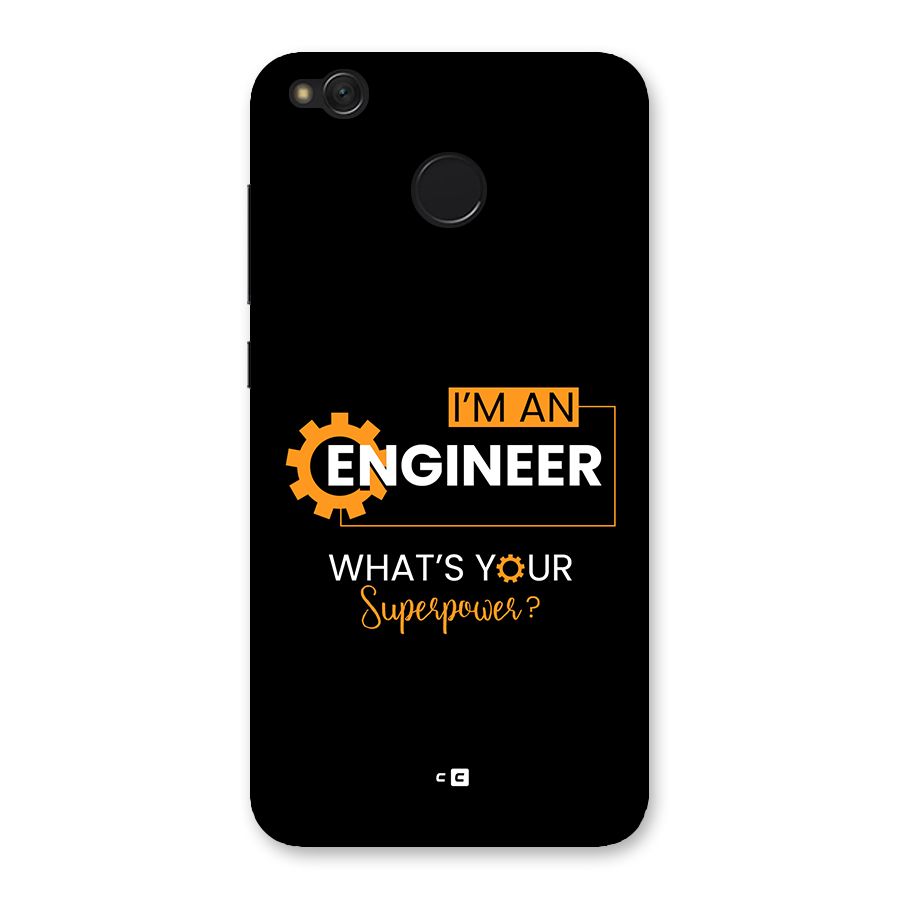 Engineer Superpower Back Case for Redmi 4