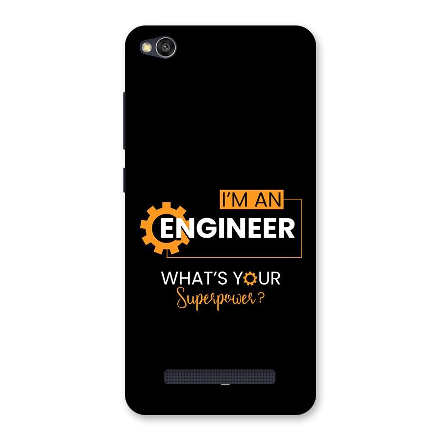 Engineer Superpower Back Case for Redmi 4A