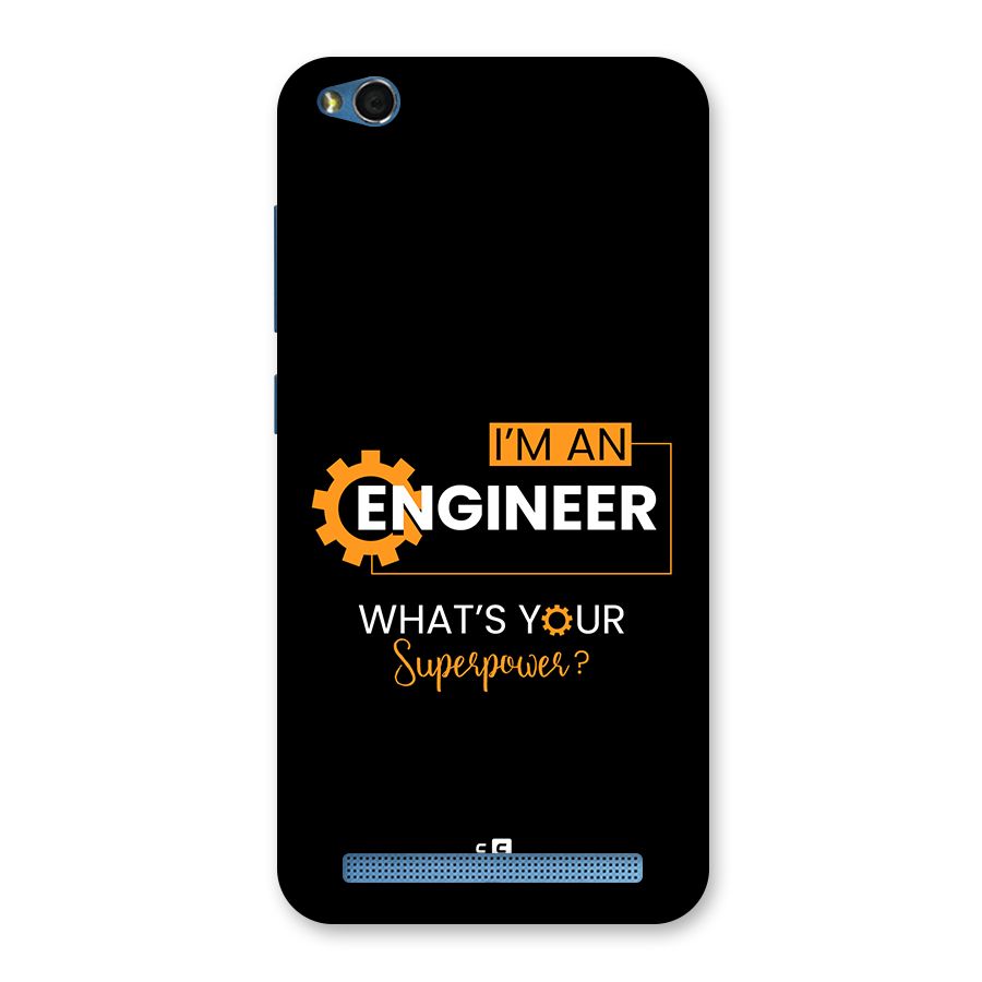 Engineer Superpower Back Case for Redmi 5A