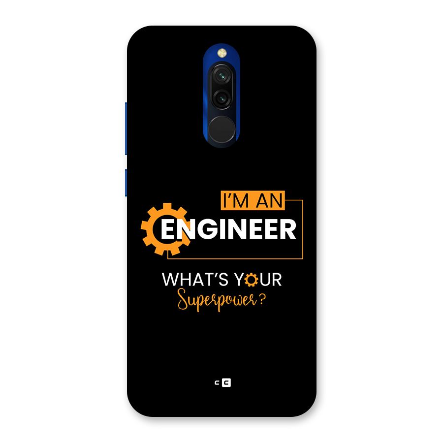 Engineer Superpower Back Case for Redmi 8