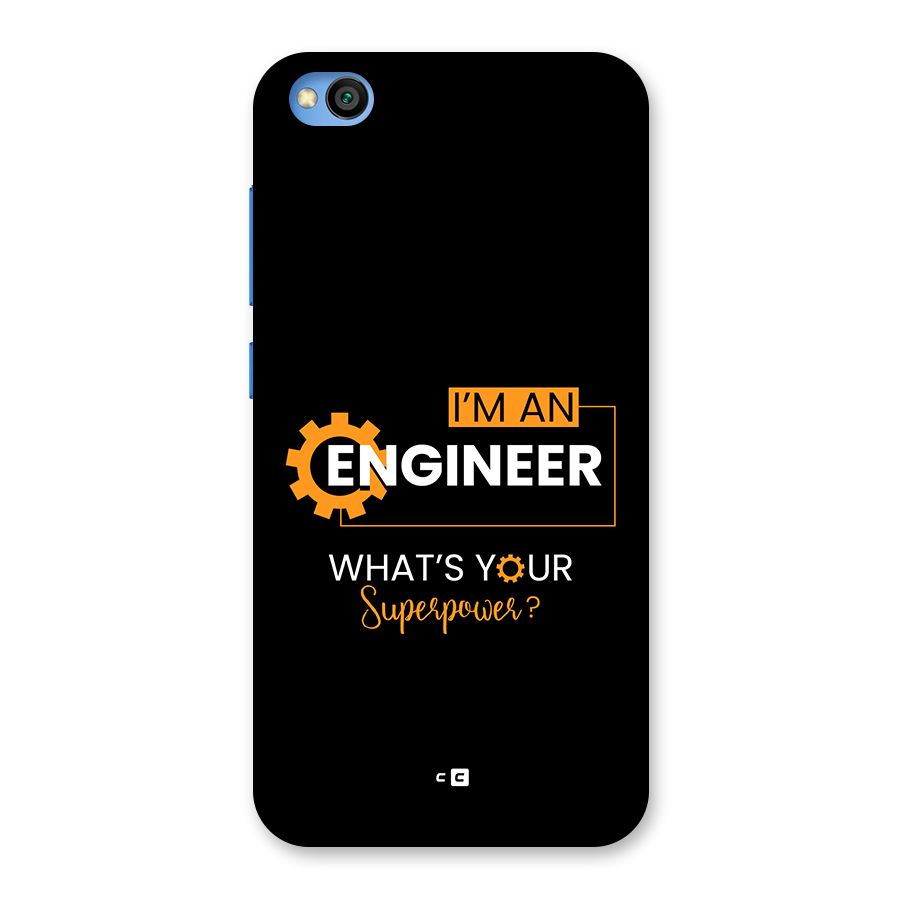 Engineer Superpower Back Case for Redmi Go