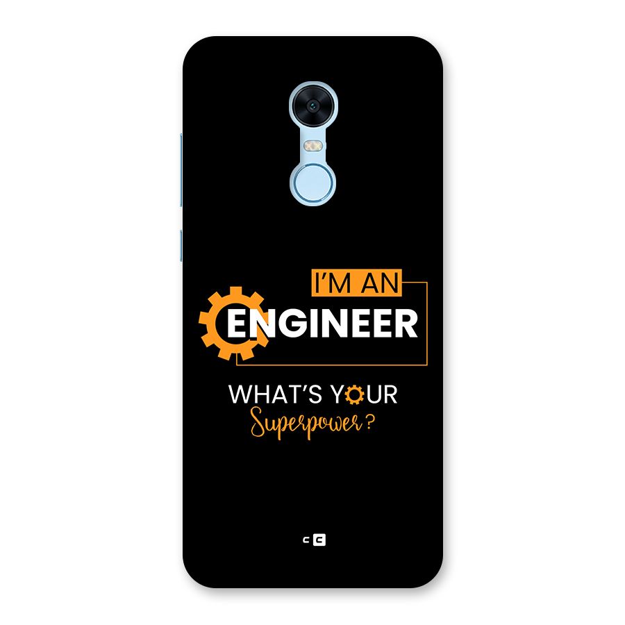 Engineer Superpower Back Case for Redmi Note 5