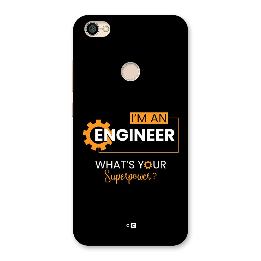Engineer Superpower Back Case for Redmi Y1 2017