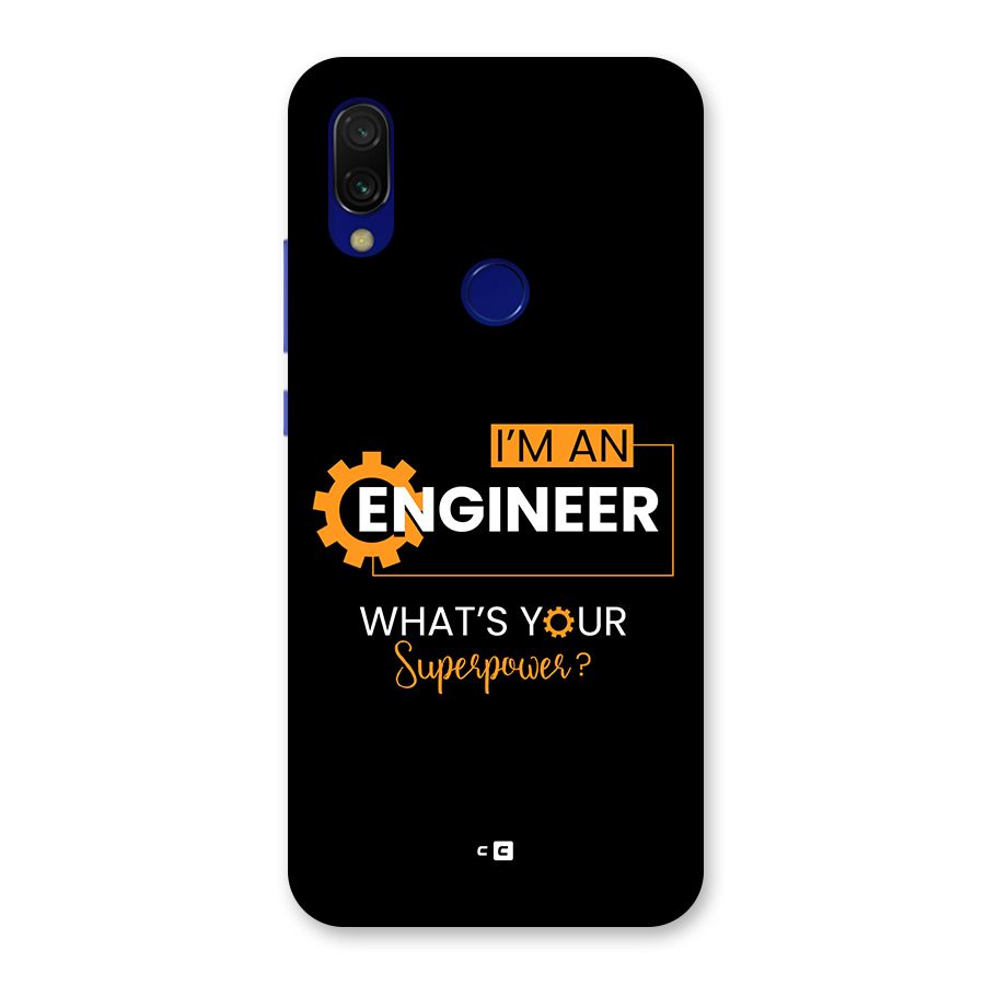 Engineer Superpower Back Case for Redmi Y3