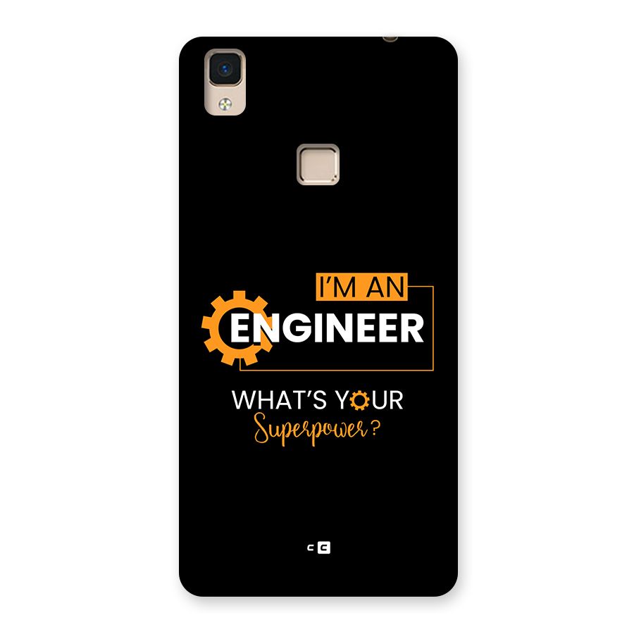 Engineer Superpower Back Case for V3 Max